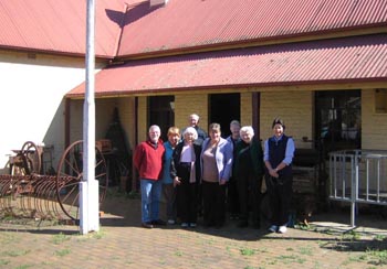 Historical society meeting at the museum