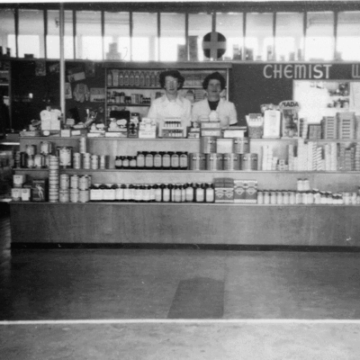 Inside Chemist Williams 2nd shop in Garfield Road